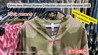 Ethnic new special price casual collection ❤️ Ethnic winter Rozana Collection viscose & khaddar 2025