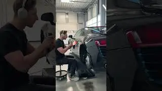 Tiefe Kratzer suchen, finden und separat entfernen am Audi R8. #detailing #audi #pscargarage