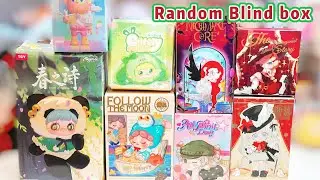 Random blindbox hitoy maymei, dodo nami, finding unicorn bob blind box opening 