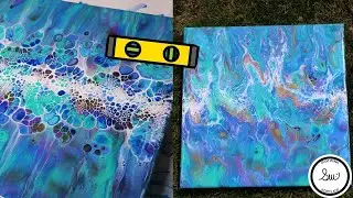 16 Acrylic Paint Pouring | Swipe | The Importance of Painting on a Level Surface!!