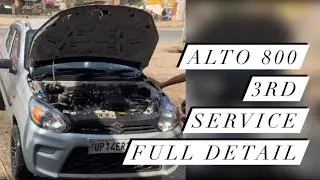 Alto 800 2021 // 3rd service done ✅#aakashyadavvlogs