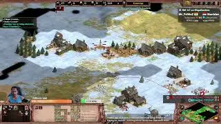Perfect Tower Placement! ⚒️ Bulgarian Feudal Punishment | AOE2 Mega Random