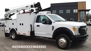 2017 Ford F550 XL - 22ft Crane Truck - E20009