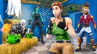 Скрытие в качестве украшений на Хэллоуин в Fortnite Battle Royale