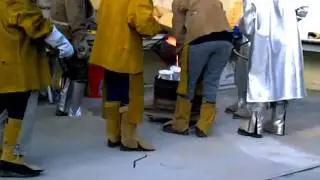 Pour 2- ceramic shell casting (2)