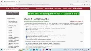 An Introduction to Artificial Intelligence NPTEL SWAYAM Course Week 4 Assignment Answers