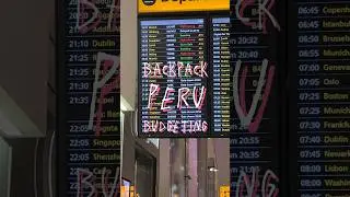 Backpack budgeting south America episode 1! #travel #traveltips #budgeting