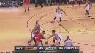Derrick Rose Sick Layups vs Thunder (10.23.13)