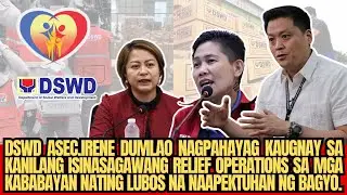 DSWD ASEC.IRENE DUMLAO NAGPAHAYAG KAUGNAY SA KANILANG ISINASAGAWANG RELIEF OPERATIONS SA NASALANTA