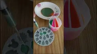 Satisfying Color Mix Recipe With Colorful World Adventures 02 #colormixing #satisfying #paintmixing