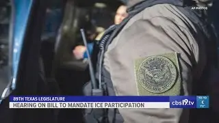 Texas legislature hearing to mandate ICE participation for Texas cities