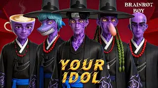 Brainrot Boys - Your Idol (Official Song Clip) | K-Pop Demon Hunters