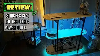 VASAGLE Bar Cabinet Review &ndash; Perfect for a Home Mini Bar Setup!