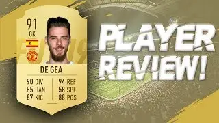FIFA 19 - 91 RATED DAVID DE GEA PLAYER REVIEW | FIFA 19 ULTIMATE TEAM PLAYER REVIEW