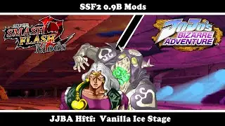 SSF2 0.9b Mods | JJBA Hftf: Vanilla Ice stage (Update)