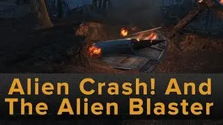 Fallout 4: The Alien's Crash! How to find the Alien Blaster!