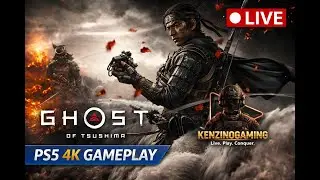 Ghost of Tsushima LIVE 🔴 | PS5 4K Gameplay | Part 2 | Samurai Action & Stealth