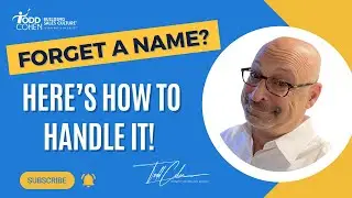 Master the Art of Remembering Names: Tips from Todd Cohen