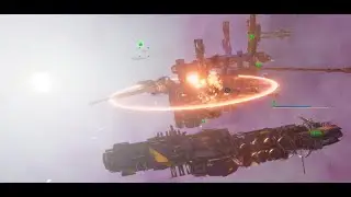 X4 - Fiddling around after capturing the Erlking, destroying Keepsafe station