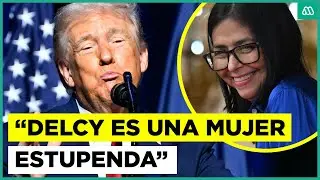 Trump anuncia que habló con Delcy Rodríguez y que mejoran relaciones con Venezuela: 