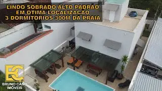 Lindo sobrado alto padrão com 3 dormitórios com incrível área de lazer - Peruíbe SP | Litoral Sul