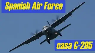 Spanish Air Force casa C-295 at landing Palma de Mallorca