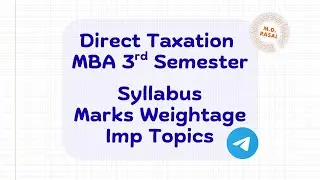 Direct Taxation Study strategy 📚❌No Backlog