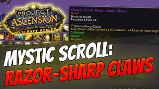 How to get Mystic Enchant: Razor-Sharp Claws | Druid [Warcraft Reborn | Ascension Bronzebeard]