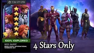 Boss Rush: International Woman's Day - 4 Stars Only - No Items
