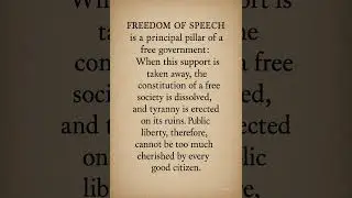 Benjamin Franklin on Freedom of Speech