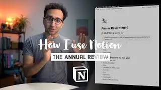 My Annual Review using Notion