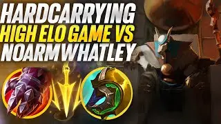 Hardcarrying high elo game vs noarmwhatley! Rank 1 Nasus | Carnarius | League of Legends