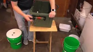 Homemade Camp Kitchen Sink For Cheap!