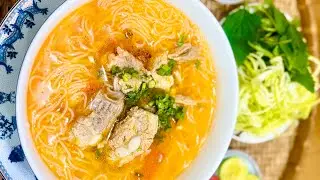 Chia sẻ cách nấu Món Bún sườn cà chua thơm ngon, nấu nhanh và rất đơn giản ai cũng nấu được #monngon