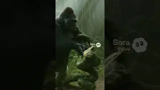 Gorilla vs Giant Python 🐍 | Ultimate Jungle Battle