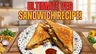 Crunchy Corn Cheese Sandwich Recipe | Easy Veg Snack | Step-by-Step Sandwich at Home