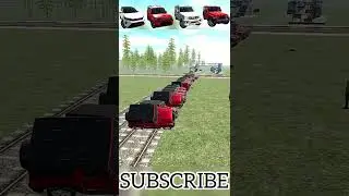 TRAIN VS BOLERO CAR SURVIVE CHALLENGE INDIAN BIKE DRIVING 3D GTA #shorts #viral #gaming #gta