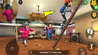 Scary Teacher 3D - Новое обновление - тролль мисс Т упала лицом вниз, так весело, часть 5473 #sca...