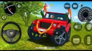 Red Thar Gameplay 2026 | Indian Cars Simulator 3D Realistic Driving