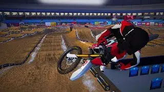 Fighting For The Win in Supercross! | Fort Red MX Bikes b20 *Raw Sounds*