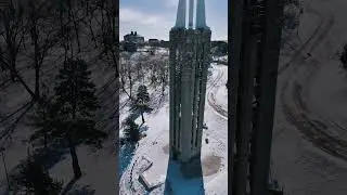 enjoy the sights and sounds of a snowy week in Lawrence, Kansas #lawrenceks #kansas #drone