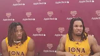 Iona Gaels post-game press conference (part 1) w/Kosy Akametu & CJ Anthony, 1/24/26