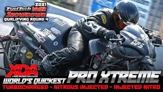 XDA Pro Xtreme Qualifying 4 - World&rsquo;s Quickest Turbocharged, Nitrous Injected Motorcycle Dragbikes