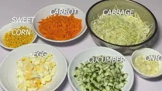 Fresh & Healthy Vegetable Salad | Easy Weight-Loss Recipe