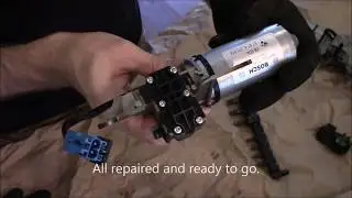Roof Lock Motor Rebuild / Gear Swap on convertible roadster top for BMW Z4 and E46