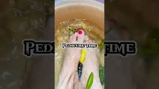 Pedicure at home with herbal water👌😍/#pedicureathome