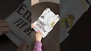 UNBOXING:Real Madrid Home Long Sleeve Soccer Jersey 2025/26- Player Version #realmadrid #futbol