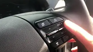 Hyundai Ioniq Electric cruise control and limiter setting