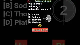 radioactive|Metal|Helium|Sodium| Thorium| Platinum|Element|Chemistry Quiz