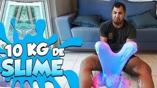 FIZ 10 KG DE SLIME NO BALDE!